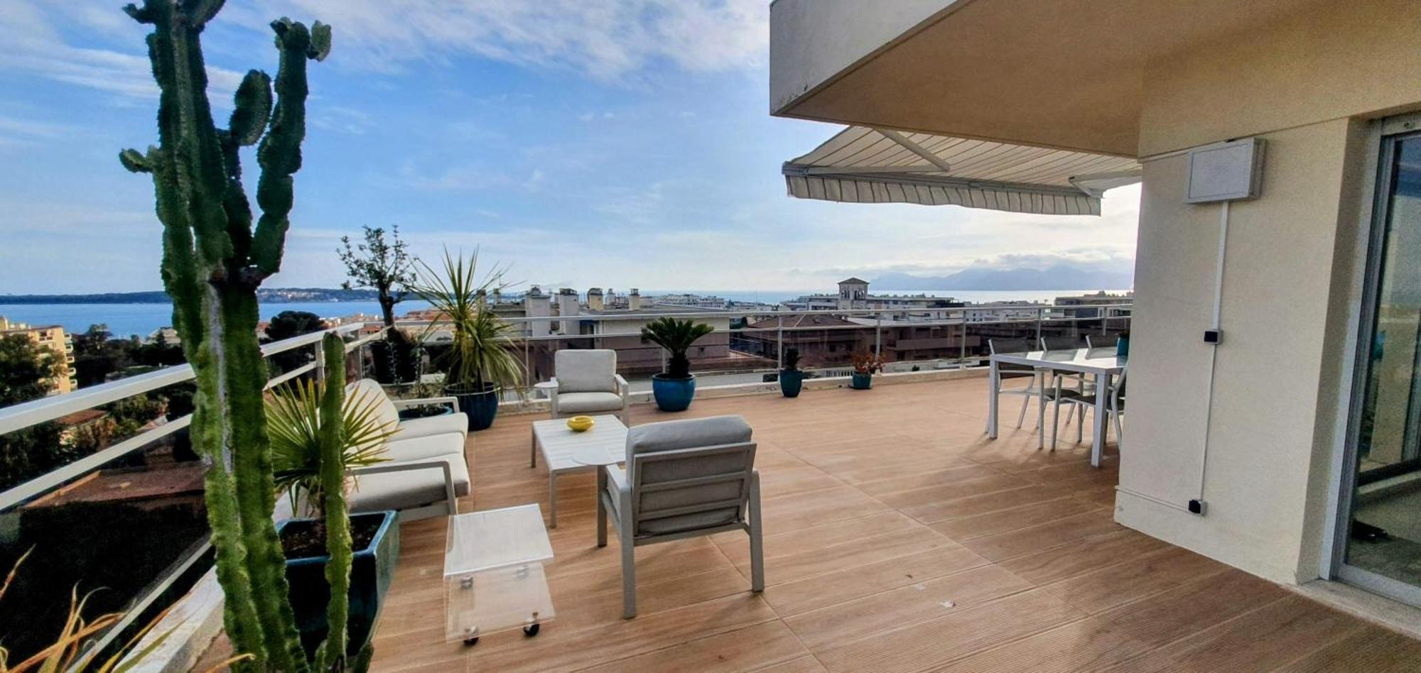 Villa Sur Le Toit - Vue Mer Exceptionnelle Канни Екстер'єр фото