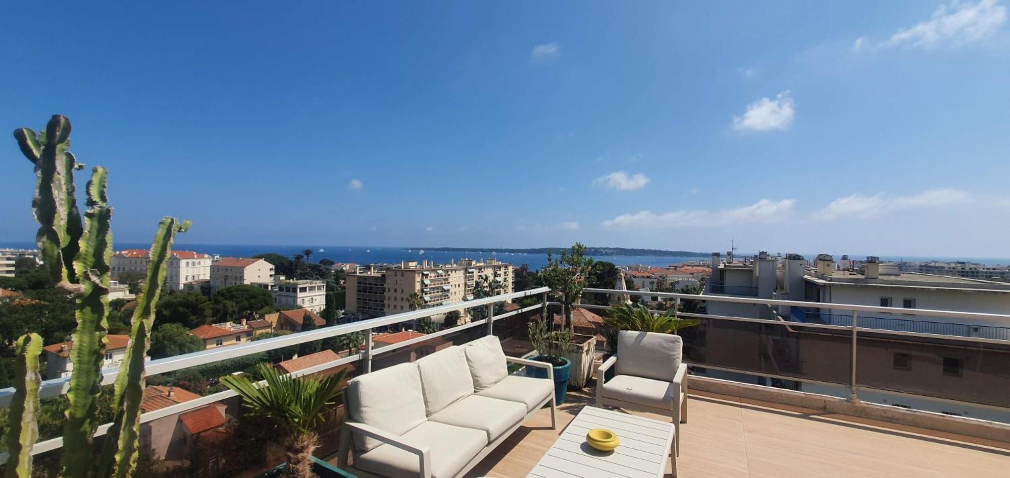 Villa Sur Le Toit - Vue Mer Exceptionnelle Канни Екстер'єр фото