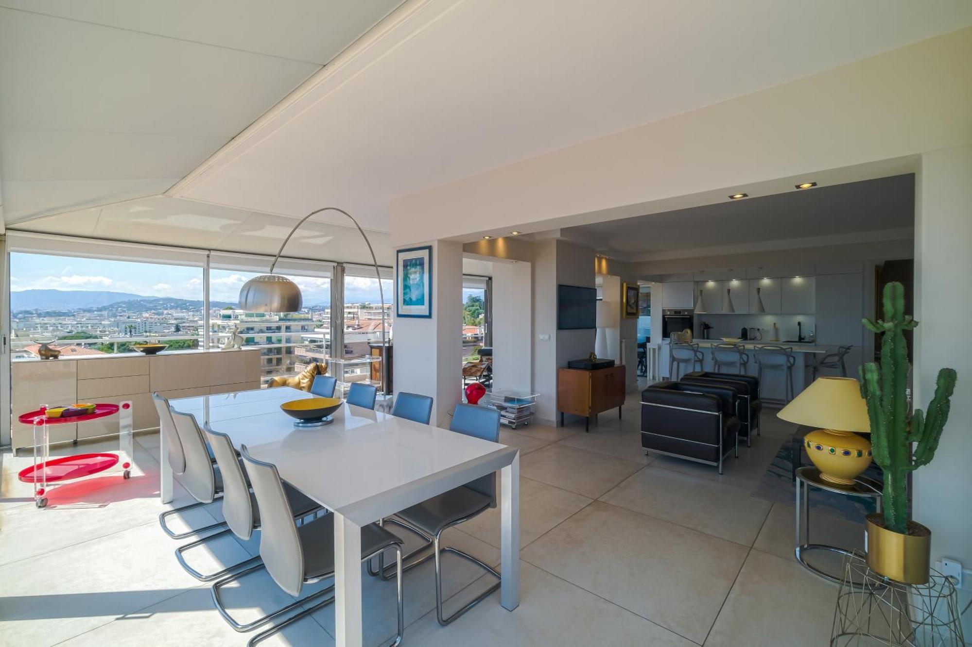 Villa Sur Le Toit - Vue Mer Exceptionnelle Канни Екстер'єр фото