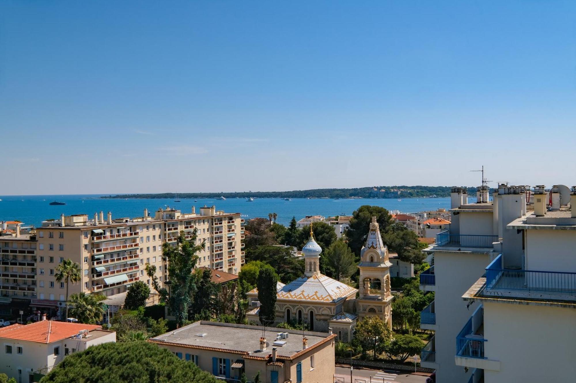 Villa Sur Le Toit - Vue Mer Exceptionnelle Канни Екстер'єр фото