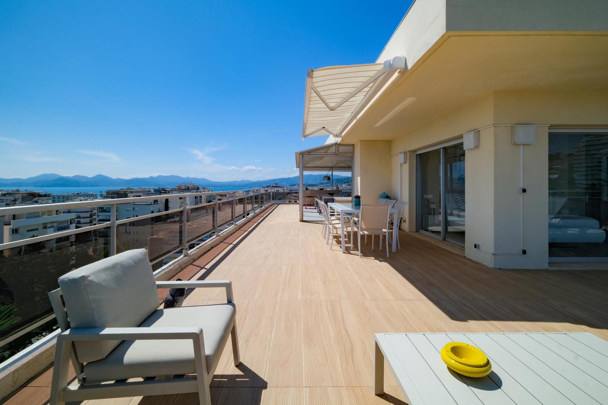 Villa Sur Le Toit - Vue Mer Exceptionnelle Канни Екстер'єр фото